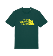 green gaming t-shirt with the slogan 'the wasteland'