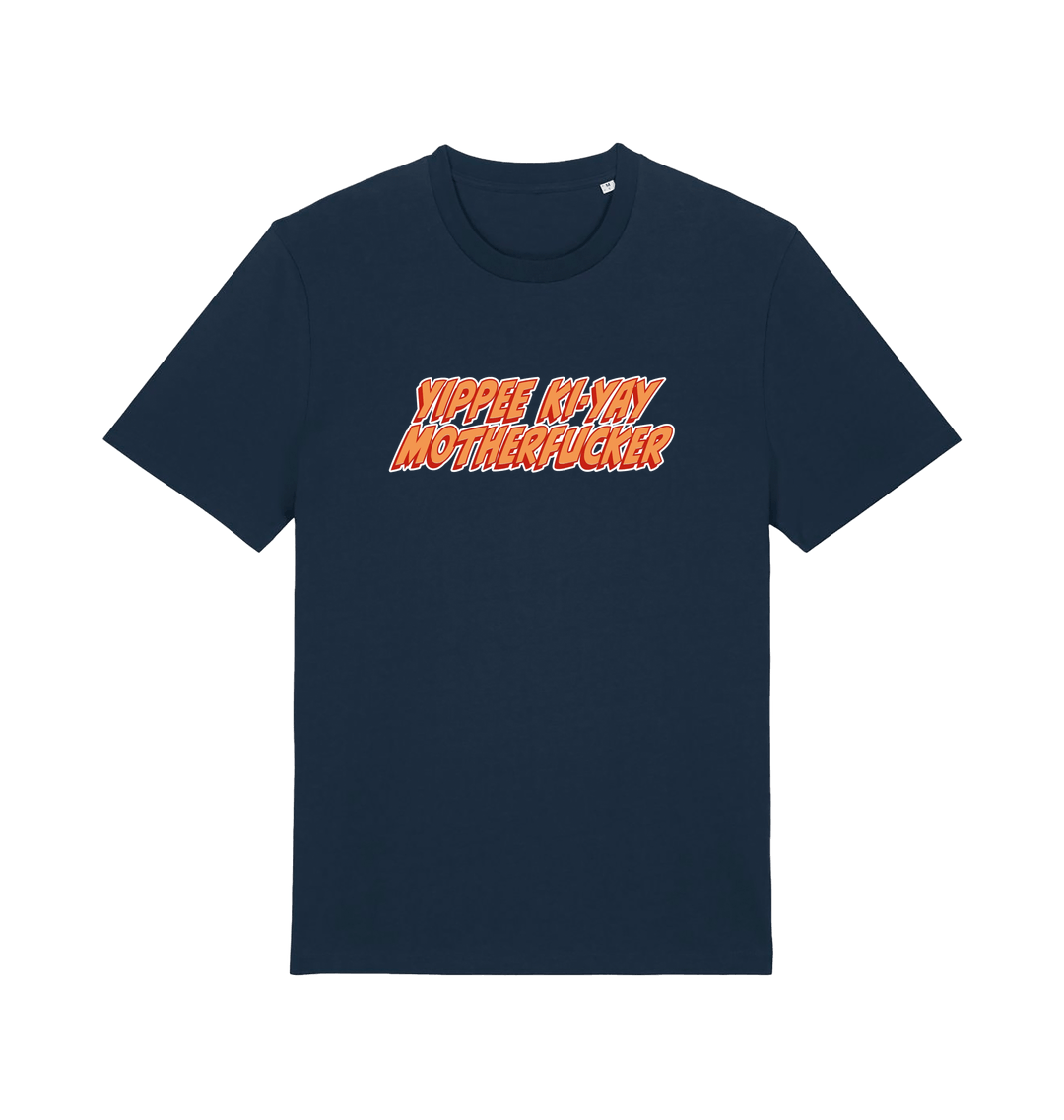 navy movie t-shirt with the slogan 'yippee ki-yay motherfucker'