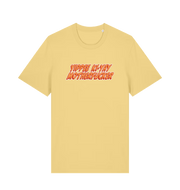 yellow movie t-shirt with the slogan 'yippee ki-yay motherfucker'